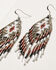 Image #2 - Idyllwind Women's Trousdale Beaded Fringe Earrings, Turquoise, hi-res