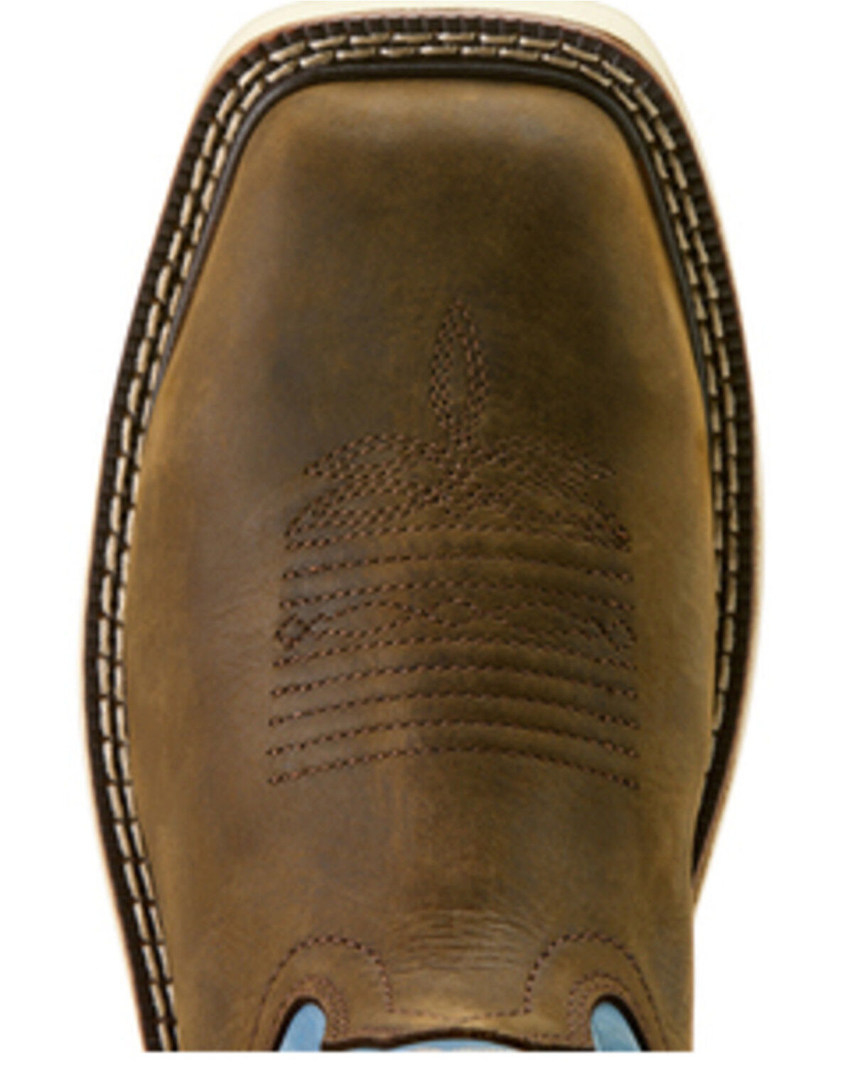 Image #4 - Ariat Women's Activator Waterproof Work Boots - Steel Toe, Dark Brown, hi-res
