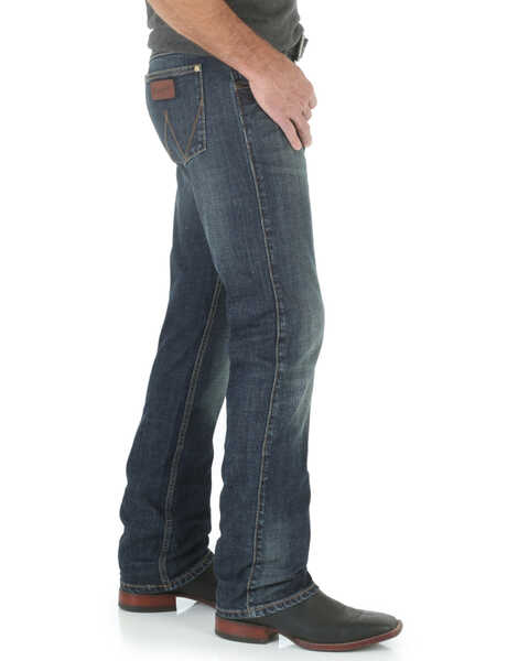 Image #2 - Wrangler Retro Men's Limited Edition Slim Straight Jeans, Denim, hi-res