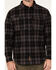 Image #3 - Lucky Brand Workwear Men's Harvest Plaid Print Long Sleeve Button-Down Flannel Shirt, Grey, hi-res