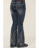 Image #3 - Shyanne Girls' Medium Wash Stitch Flare Stretch Denim Jeans , Medium Wash, hi-res