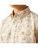 Image #2 - Ariat Boys' Classic Cowboy Short Sleeve Button-Down Western Shirt, Tan, hi-res