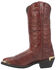 Image #3 - Laredo Men's 12" Western Boots - Pointed Toe, Russett, hi-res