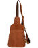 Image #5 - Myra Bag Women's Mountain Bend Hair-On Hide Bucket Crossbody Sling Bag, Black, hi-res