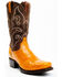 Image #1 - Dan Post Men's Eel Exotic Western Boots - Square Toe, Brown, hi-res