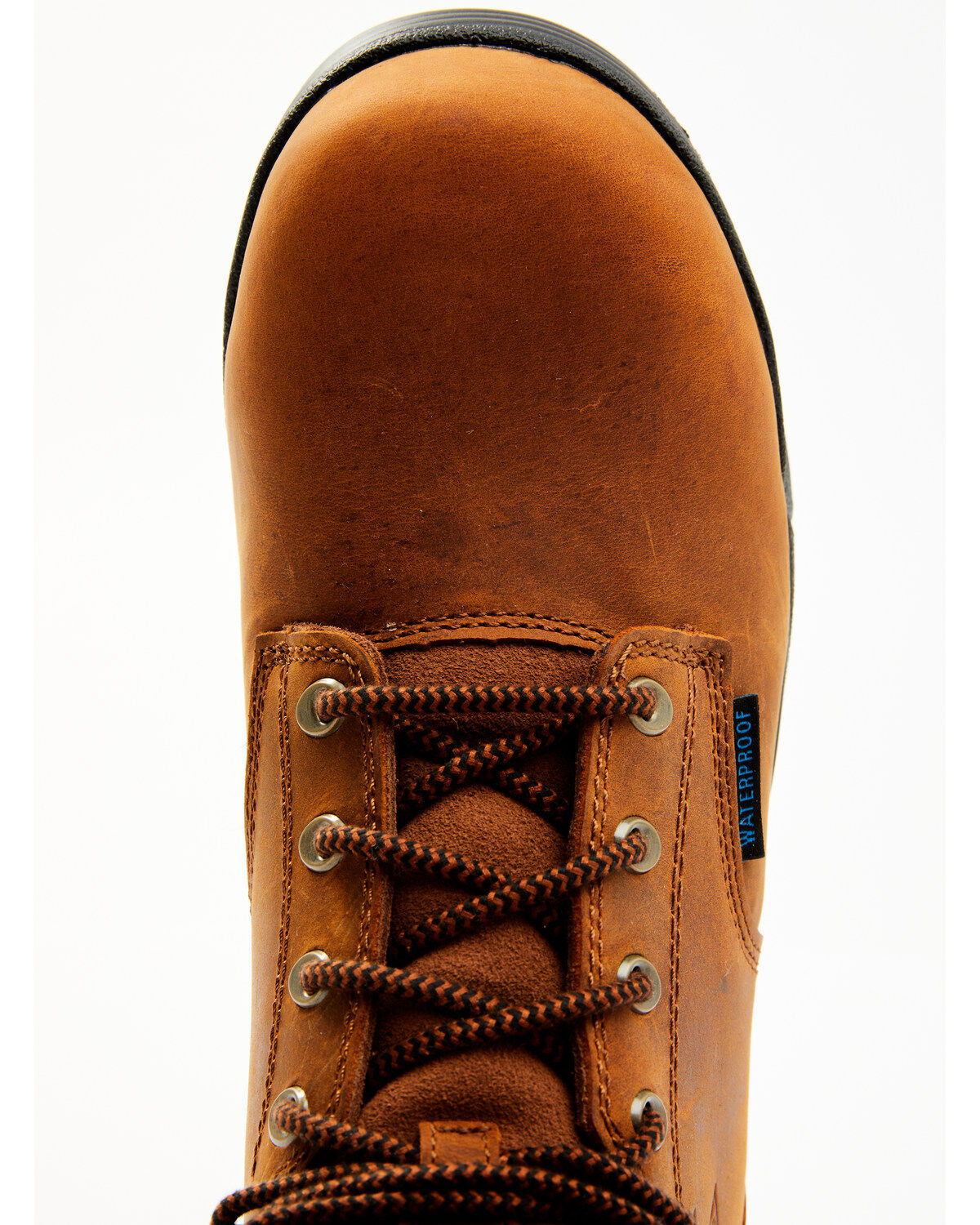 Image #6 - Hawx Men's 6" Enforcer Lace-Up Waterproof Hiking Work Boot - Composite Toe, Brown, hi-res