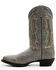 Image #3 - Laredo Men's Fancy Stitch Western Boots - Medium Toe , Grey, hi-res