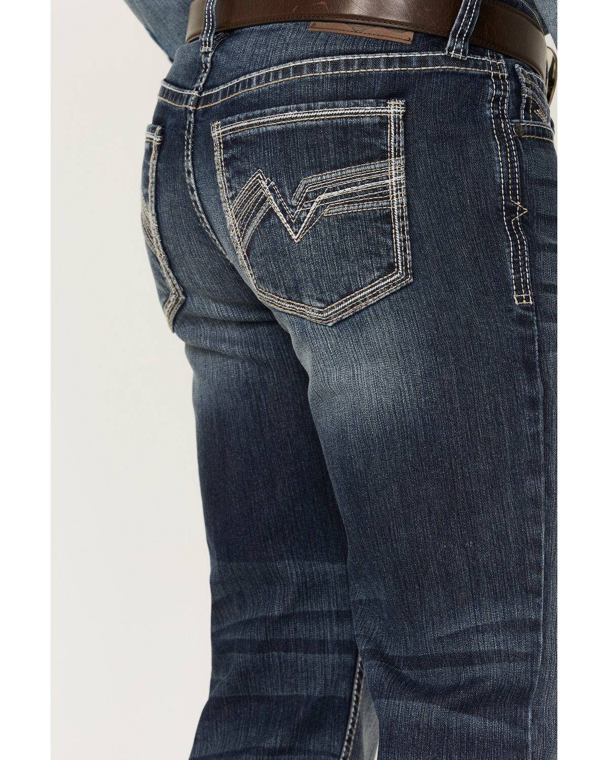 Image #4 - Cody James Men's Moonlight Wash Jackson Slim Straight Stretch Denim Jeans, Medium Wash, hi-res
