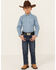 Image #1 - Wrangler 20X Little Boys' Barksdale Dark Wash Vintage Bootcut Stretch Denim Jeans , Dark Wash, hi-res