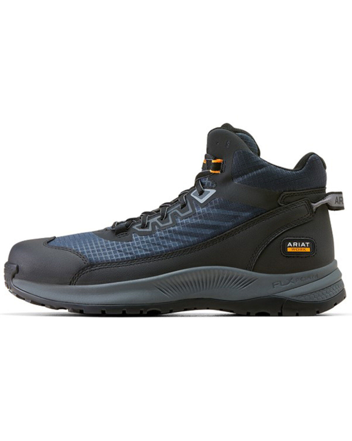 Image #2 - Ariat Men's Outpace Shift Mid Work Shoes - Composite Toe, Black, hi-res