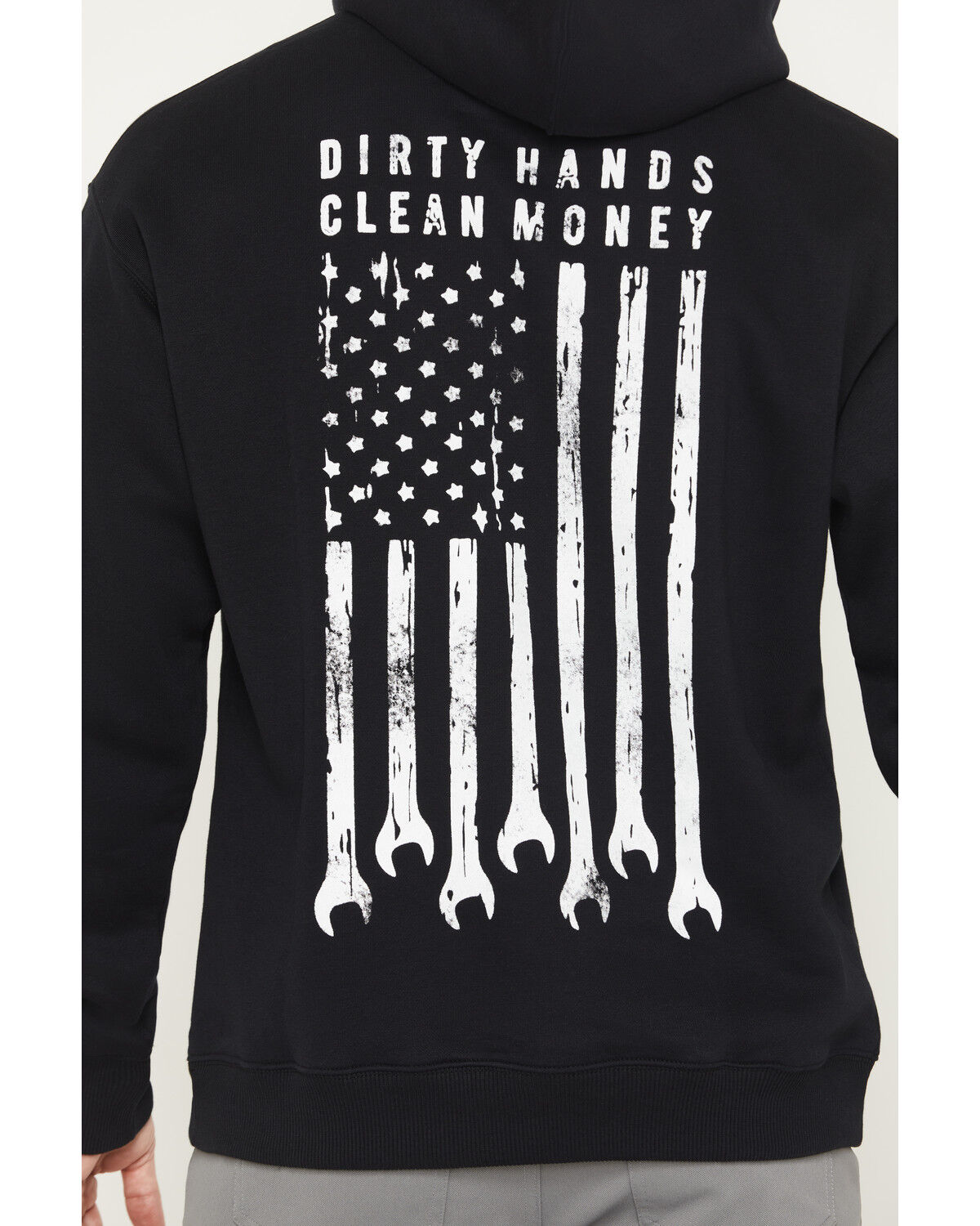 Image #4 - Troll Co Men's DHCM Flagship Hooded Sweatshirt, Black, hi-res
