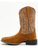 Image #3 - Cody James Men's Badge Xero Gravity™ Roughout Western Boots - Broad Square Toe, Brown, hi-res