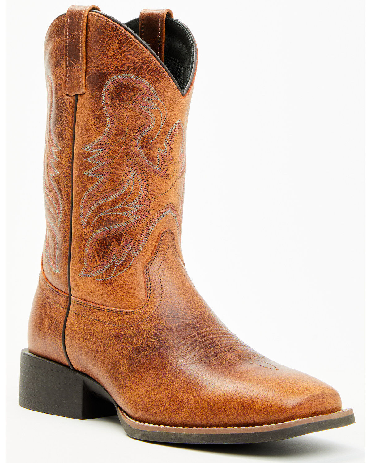 Image #1 - Cody James Ace&trade; Western Boots - Broad Square Toe, Brown, hi-res