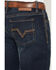 Image #4 - Cody James Men's Brock Wash Wyatt Slim Bootcut Stretch Denim Jeans, Dark Wash, hi-res