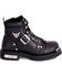 Image #3 - Harley Davidson Brake Buckle Motorcycle Boots - Round Toe, Black, hi-res