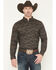 Image #1 - Cody James Men's Cumberland Paisley Print Long Sleeve Button-Down Stretch Western Shirt - Tall, Black, hi-res