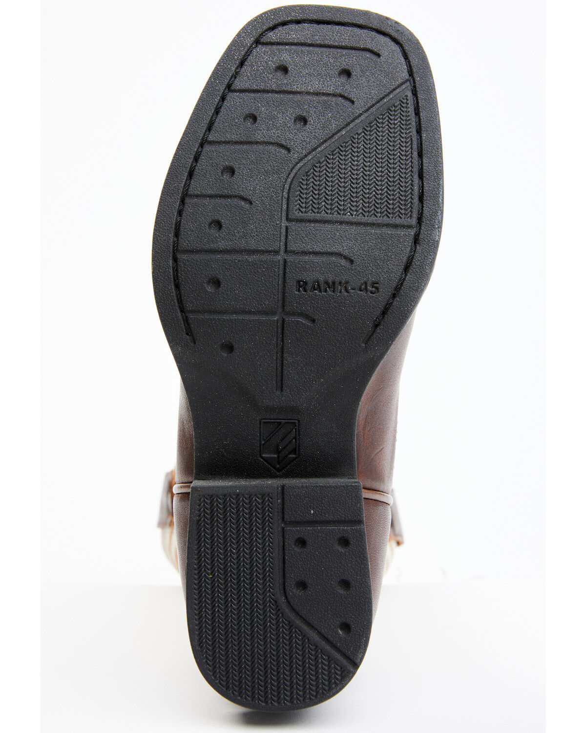 Image #7 - RANK 45&reg; Boys' Austin Western Boots - Broad Square Toe, Ivory, hi-res