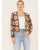 Image #1 - Sadie & Sage Women's Whoopsie Daisy Crochet Cropped Cardigan , Olive, hi-res