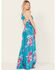 Image #4 - Free People Women's Forever Yours Floral Sleeveless Maxi Dress, Blue, hi-res