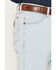 Image #2 - Wrangler Men's 13MWZ Toughlite Light Wash Cowboy Cut Straight Stretch Denim Jeans, Light Wash, hi-res