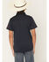 Image #4 - RANK 45&reg; Boys' Southwestern Border Short Sleeve Button-Down Polo Shirt, Navy, hi-res