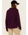 Image #4 - Carhartt Women's Tencel™ Fiber Series Relaxed Fit Half-Zip Sweatshirt , Purple, hi-res