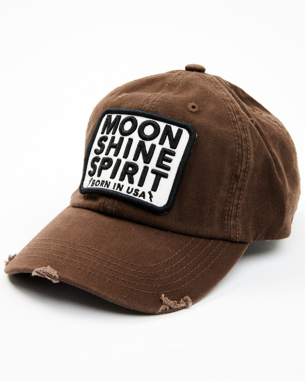 Image #1 - Moonshine Spirit&reg; Men's Born in the USA Baseball Cap, Brown, hi-res