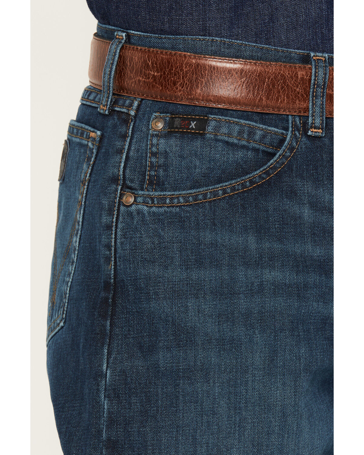 Image #2 - Wrangler 20X Men's Competition River Wash Boot Cut Jeans, Vintage Blue, hi-res
