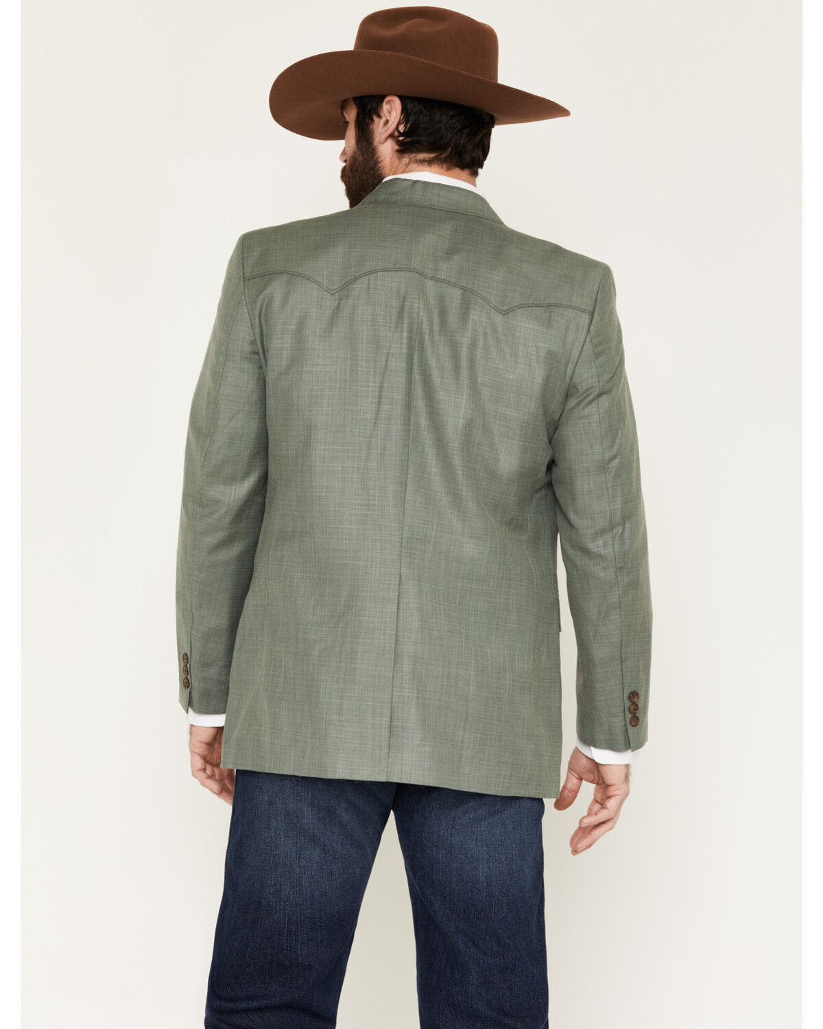 Image #4 - Circle S Men's Lubbock Button-Down Sportcoat - Big, Sage, hi-res