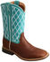 Image #1 - Twisted X Boys' Top Hand Western Boots - Broad Square Toe, Brown, hi-res