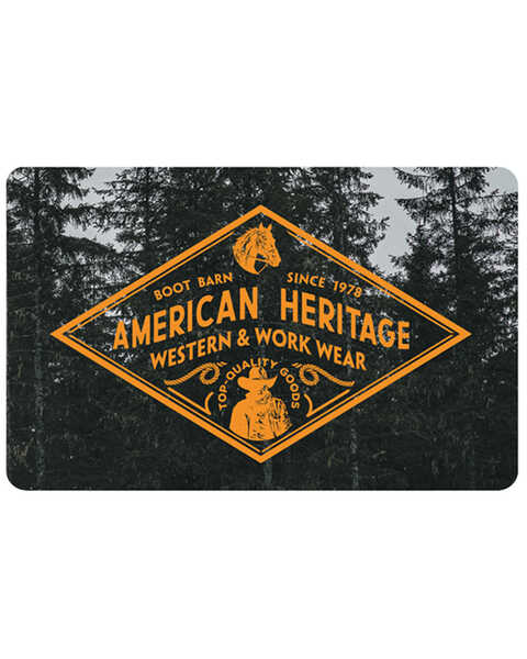 Image #1 - Boot Barn American Heritage Gift Card , No Color, hi-res