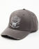 Image #1 - Moonshine Spirit&reg; Men's Candy Skull Ball Cap, Grey, hi-res