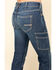 Image #4 - Ariat Women's Rebar Mid Rise Durastretch Nightride Riveter Work Straight Jeans, Blue, hi-res