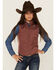 Image #3 - Ariat Girls' Bella Reversible Vest, Purple, hi-res