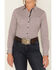 Image #3 - RANK 45&reg; Women's Geo Print Long Sleeve Button-Down Stretch Riding Shirt, Ivory, hi-res