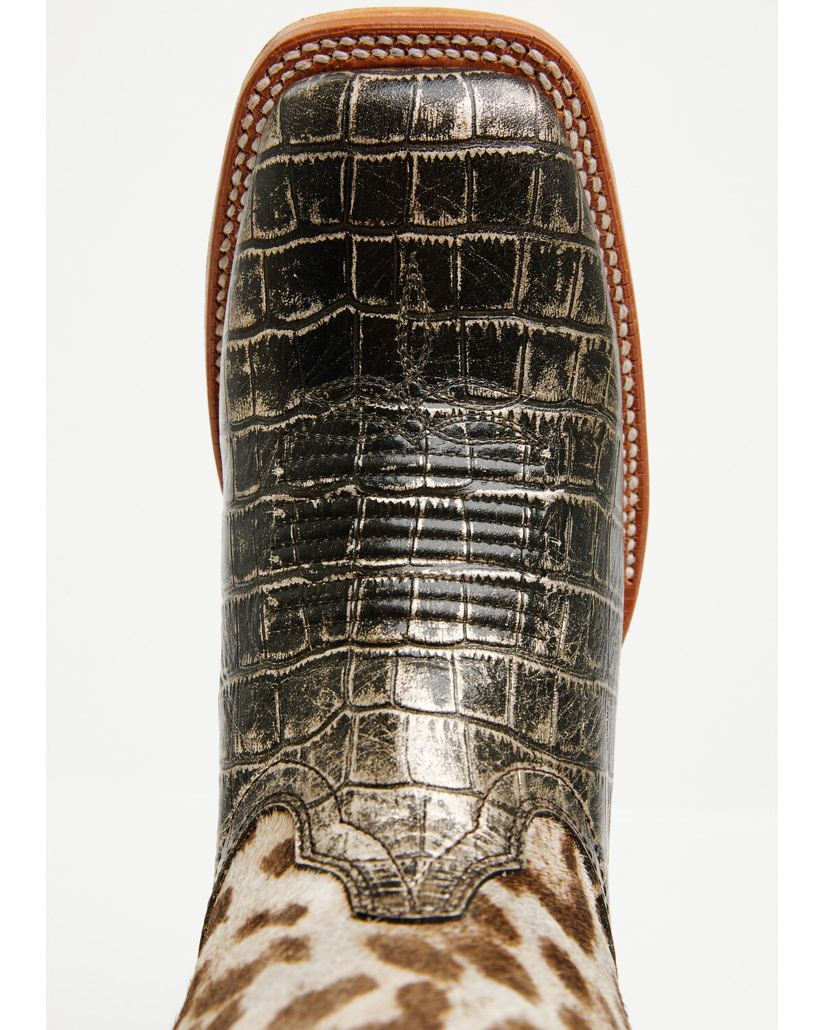 Image #6 - Ariat Women's Frontier Farrah Western Boots - Broad Square Toe, Leopard, hi-res