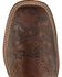 Image #6 - Boulet Women's Hand Tooled Ranger Western Boots - Square Toe, Chestnut, hi-res