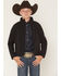 Image #3 - RANK 45&reg; Boys' Mexico Flag Seal Softshell Jacket, Black, hi-res