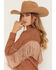 Image #2 - Idyllwind Women's Hicks Studded Fringe Button-Down Cardigan, Bark, hi-res