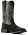 Image #1 - Ariat Men's Oakwood Western Boots - Broad Square Toe, Black, hi-res