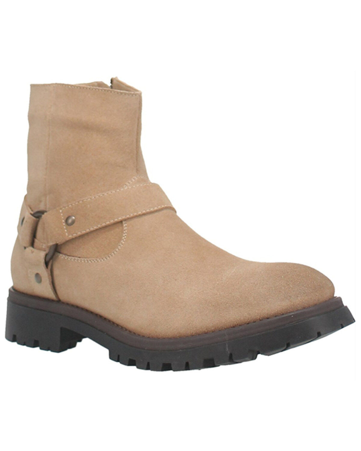 Dingo Men's Road Trip Ankle Boots - Round Toe, Off White, hi-res