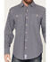 Image #3 - Resistol Men's Northway Checkered Print Long Sleeve Button-Down Western Shirt , Navy, hi-res