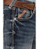 Image #2 - Ariat Boys' B4 Medium Wash Relaxed Bootcut Denim Jeans , Blue, hi-res