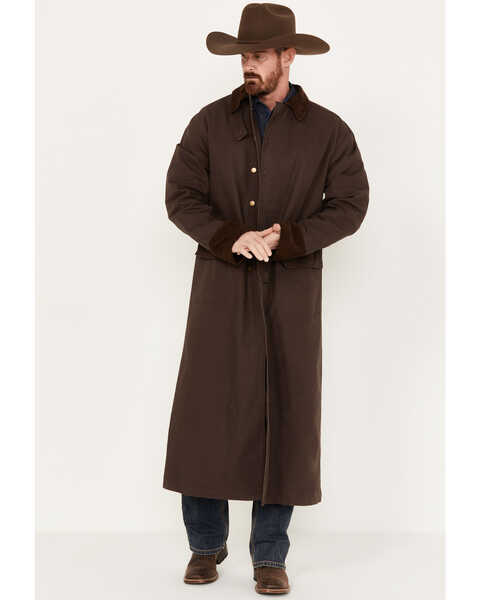 Image #1 - Scully Men's Authentic Canvas Duster, Walnut, hi-res