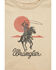 Image #2 - Wrangler Infant Boys' Cowboy Short Sleeve Graphic Print T-Shirt , Grey, hi-res