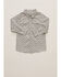 Image #1 - Wrangler Toddler Boys' Conversation Print Long Sleeve Snap Stretch Western Shirt, Olive, hi-res