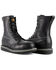 Image #1 - Thorogood Men's 8" USA Midnight Series Moc Work Boots - Steel Toe, Black, hi-res