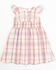 Image #1 - Shyanne Toddler Girls' Plaid Print Ruffle Dress, Lavender, hi-res