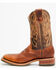 Image #3 - Double H Men's Boot Barn Exclusive 11" Domestic I.C.E™ Saddle Vamp Performance Western Boots - Broad Square Toe, Brown, hi-res