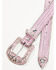 Image #2 - Shyanne Girls' Embellished Bling Belt , Pink, hi-res